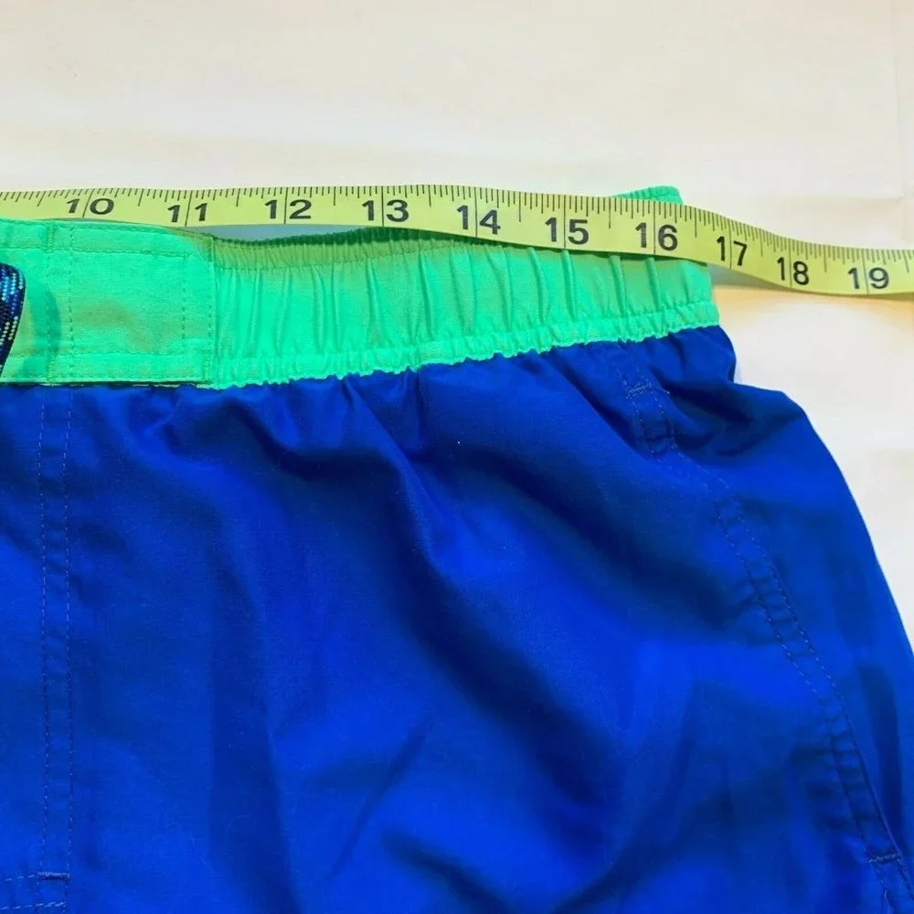 Nike Swim Trunks Board Shorts Mens Large Big Swoosh Mesh Brief‎ Color Block NEW